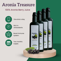 4 x Aronia Treasure, two months supply  (SAVE $44,97)